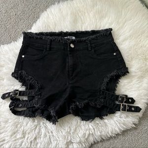 Lychee the Label distress shorts
